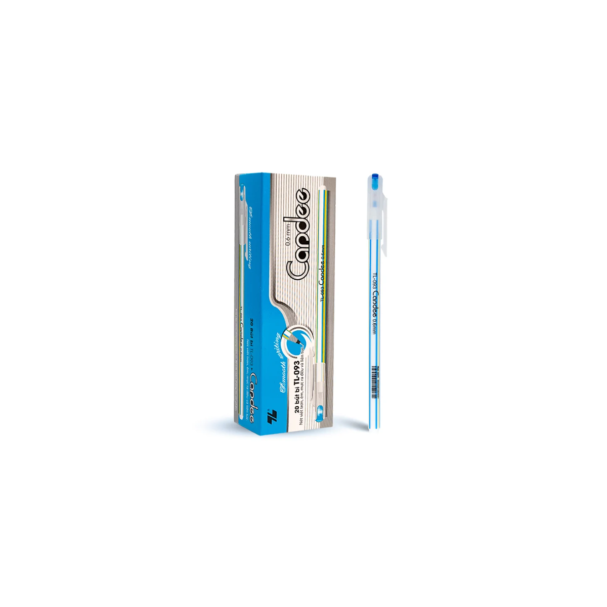 Bút Bi Thiên Long TL-093 Mực Xanh (Hộp 20 Bút; Ngòi 0.6mm)