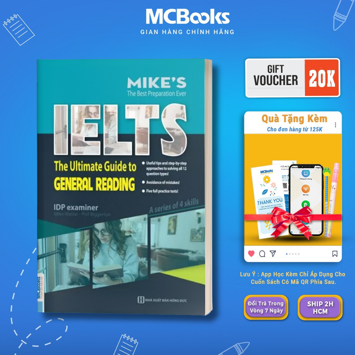 Sách - sách luyện thi ielts -the ultimate guide to general reading - mcbooks sách tiếng anh - mcbooks