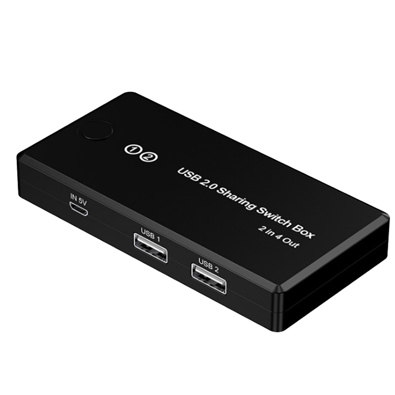 Bảng giá USB 2.0 Sharing Switch Box 4 Port 2 in 4 Out Switch Adapter for Mouse Keyboard Scanner Printer Monitor Devices Phong Vũ