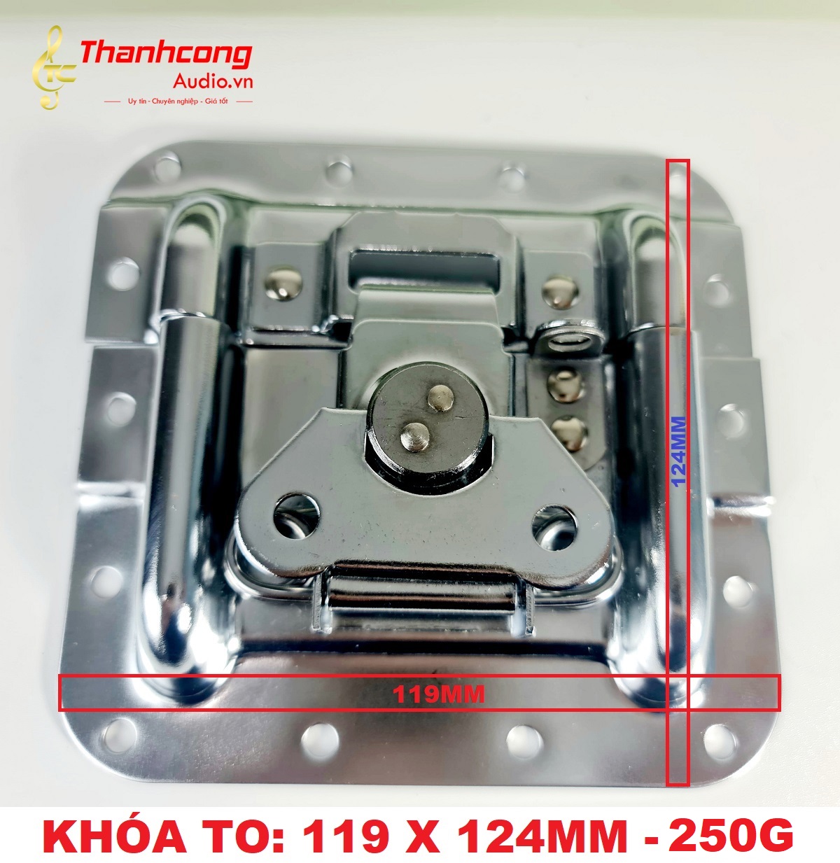 Khoá bướm tủ case, tủ âm thanh, tủ thiết bị, case loa, thùng đựng loa – Loại tốt, 3 loại
