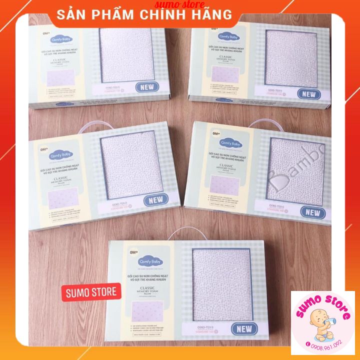 gối nằm sợi tre comfy baby
