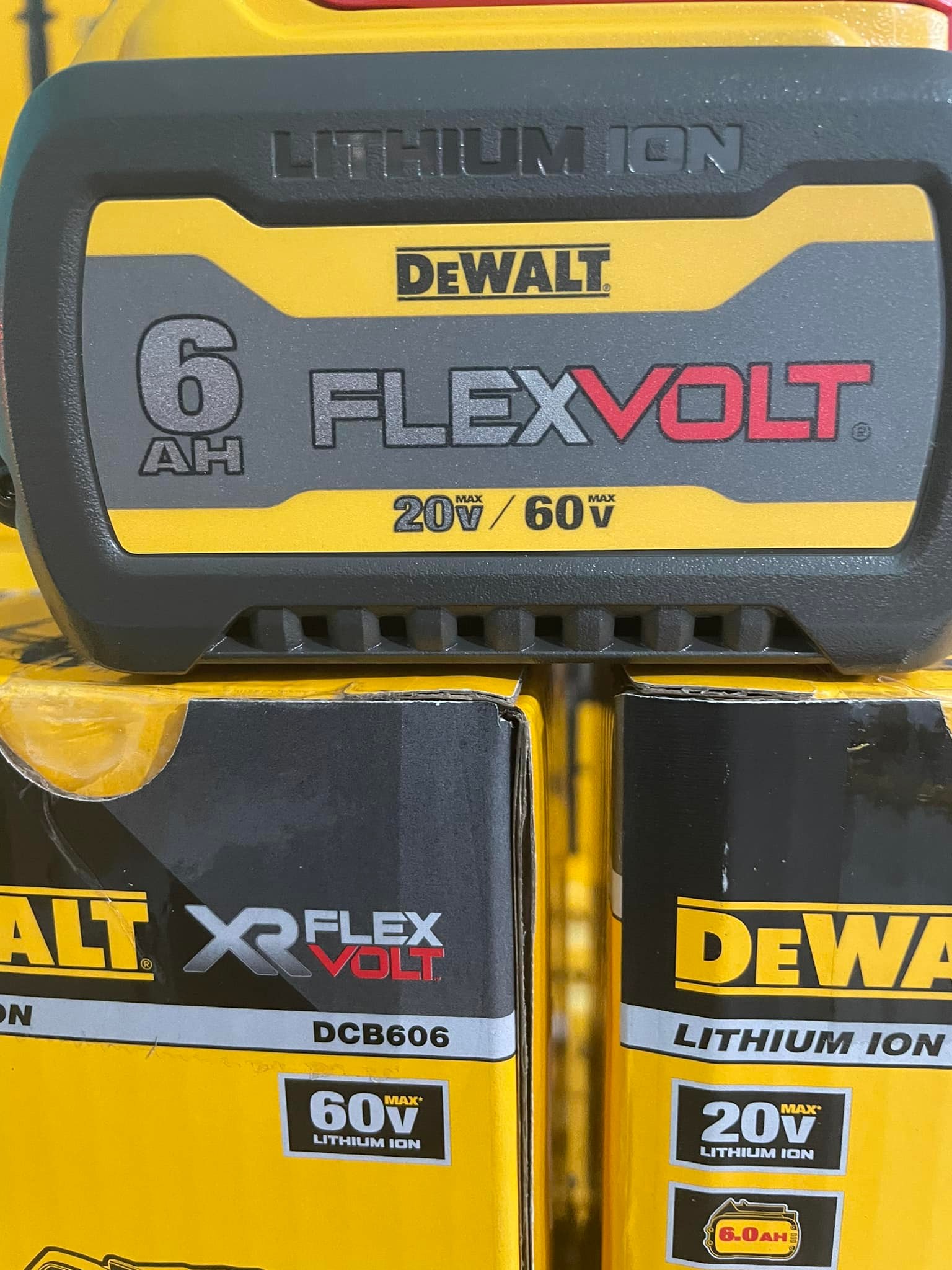 Pin Flexvolt Dewalt DCB606-KR (20V-6Ah - Pin 6Ah Dewalt - Pin 60v Dewalt)