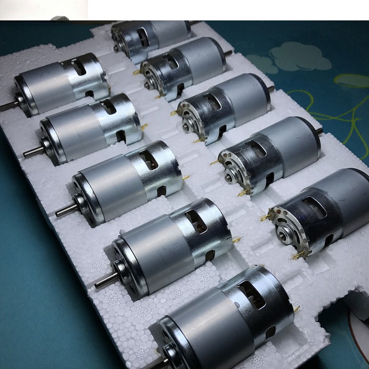 Motor 775 150w, 18k vòng hàng mới 100% bạc đạn trên 12-36v hình ảnh thực tế