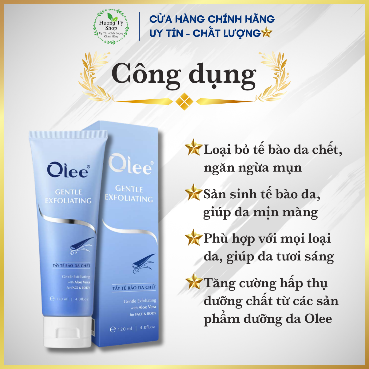 Tẩy Tế Bào Chết Olee Làm Sạch Da, Ngừa Mụn Và Mờ Thâm