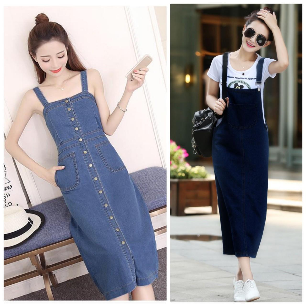 ĐẦM YẾM JEANS FASHIONS NĂNG ĐỘNG BY1061A - ko kèm áo thun