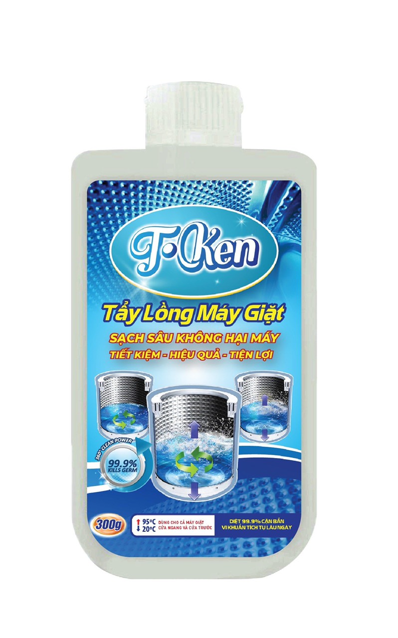 Tẩy lồng máy giặt T-Ken. Bột vệ sinh lồng máy giặt - . thuốᴄ tẩy lồng máy giặt