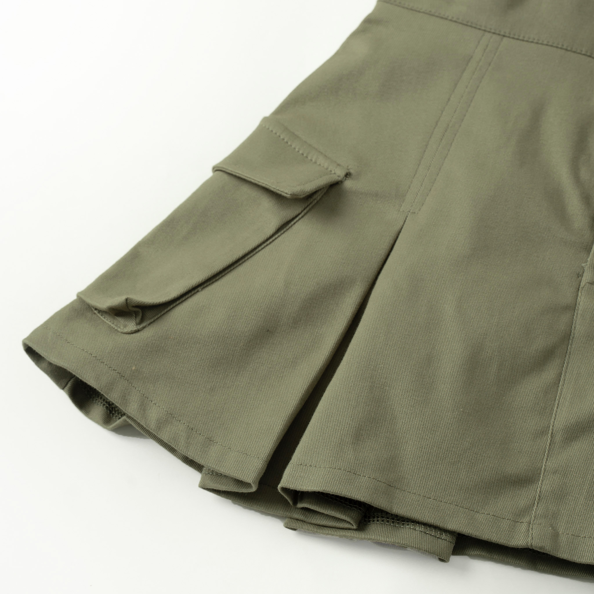 Váy cargo form ngắn SLC - màu Beige/Olive