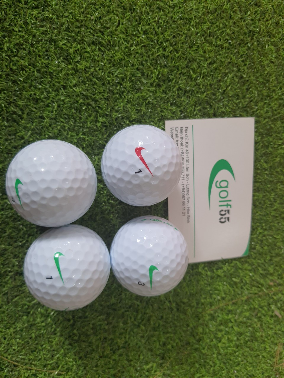 10 bóng golf cũ nike độ mới 99%