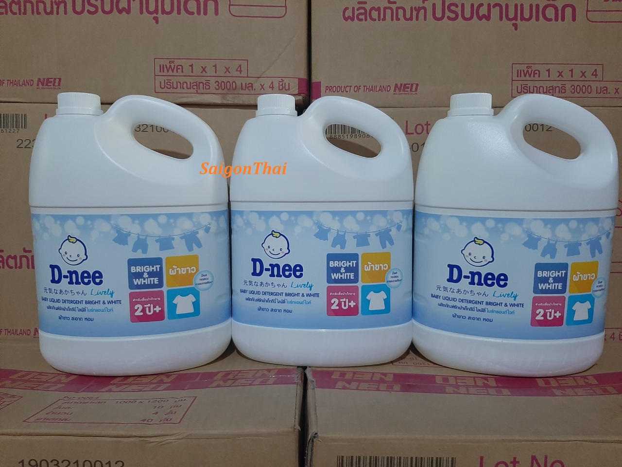 (STT)[HCM]Nước Giặt Dnee hàng Thái Lan 2800ml- Màu tím plus