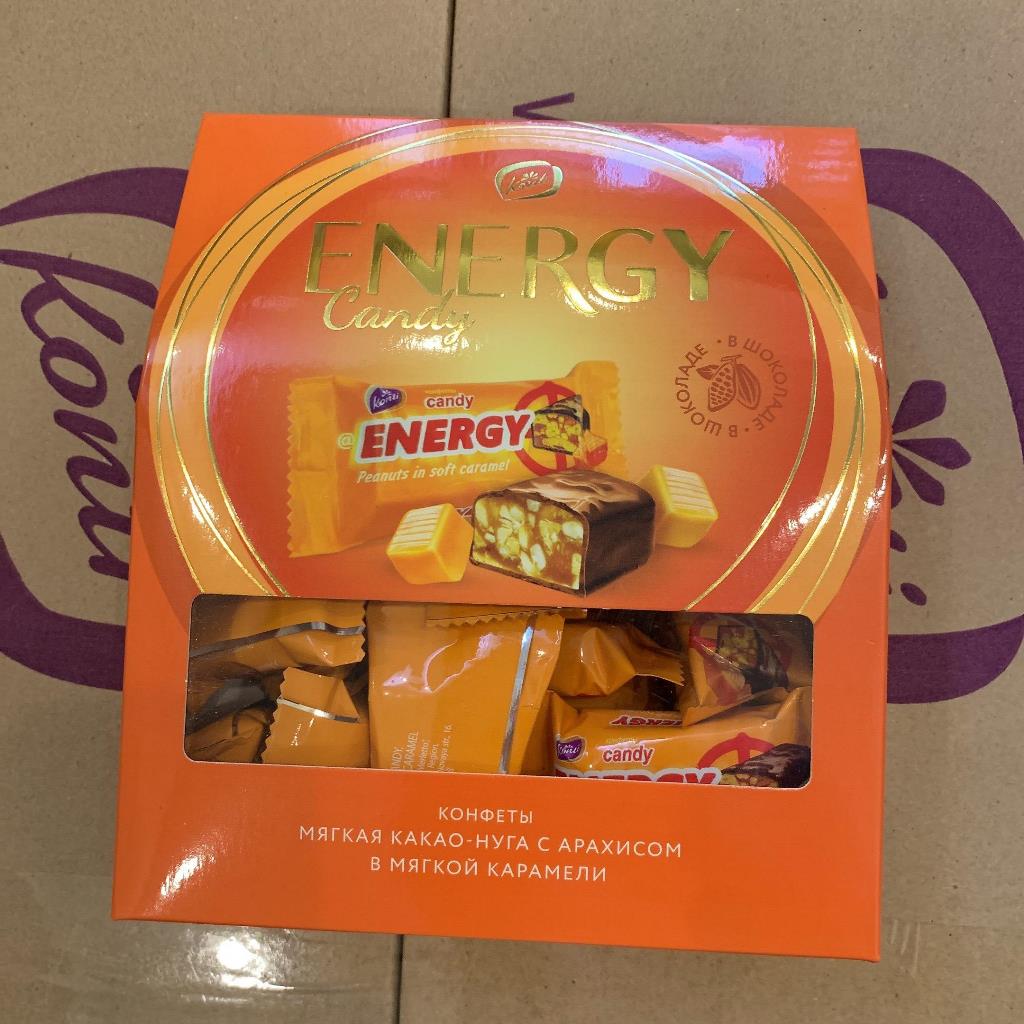 Kẹo socola caramen đậu phộng Konti @Energy