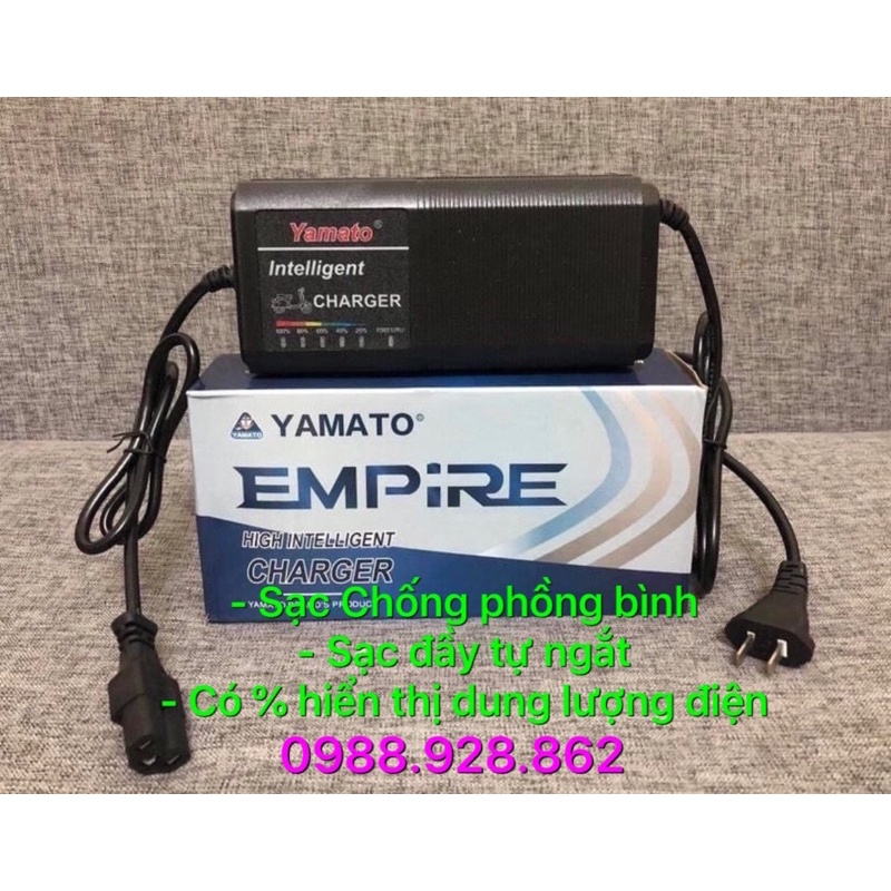 Sạc Xe điện 48V-12ah / 14ah  ( 4 bình nhỏ )
