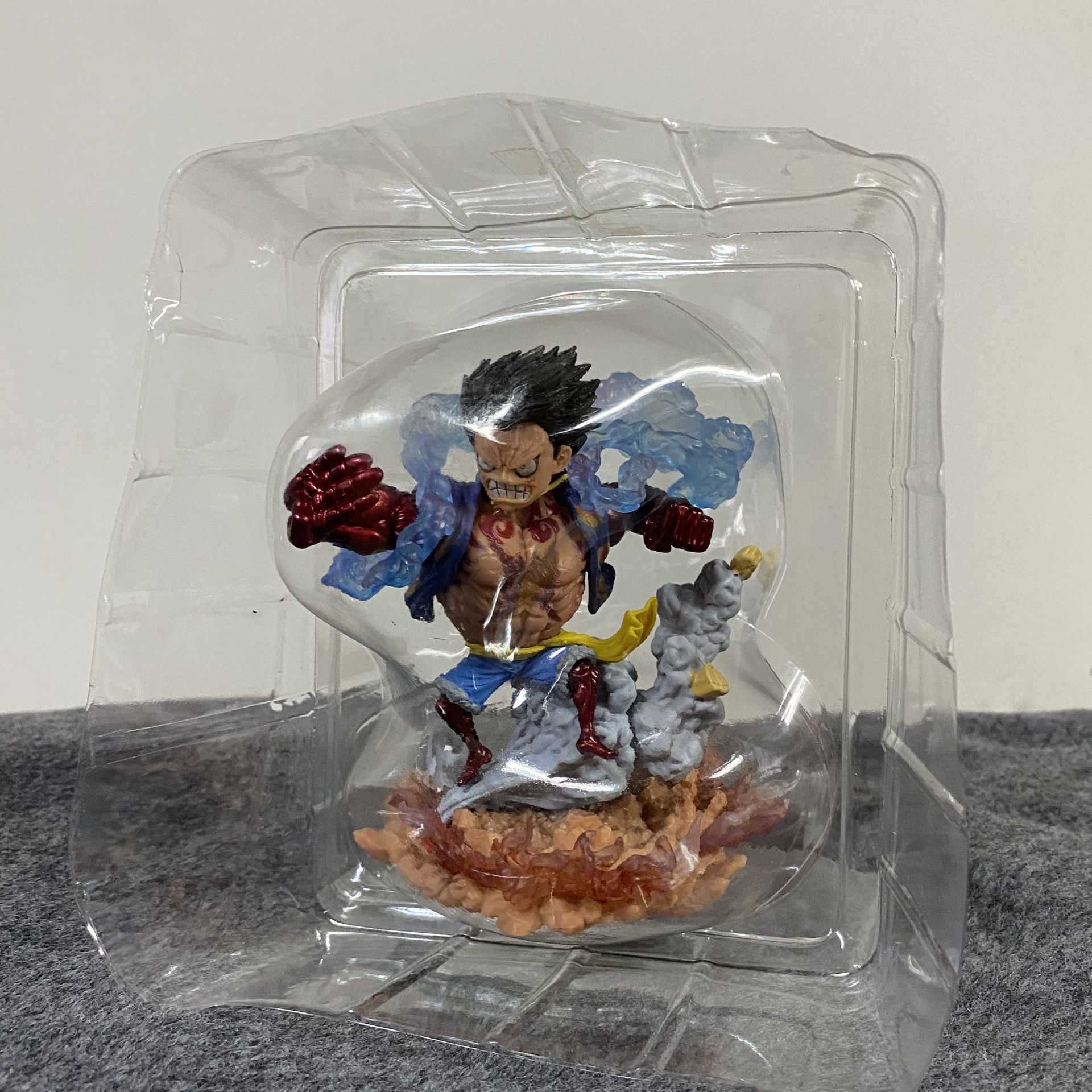 (16cm) Mô hình Luffy Gear 4 Chibi cực đẹp - Mô hình OnePiece