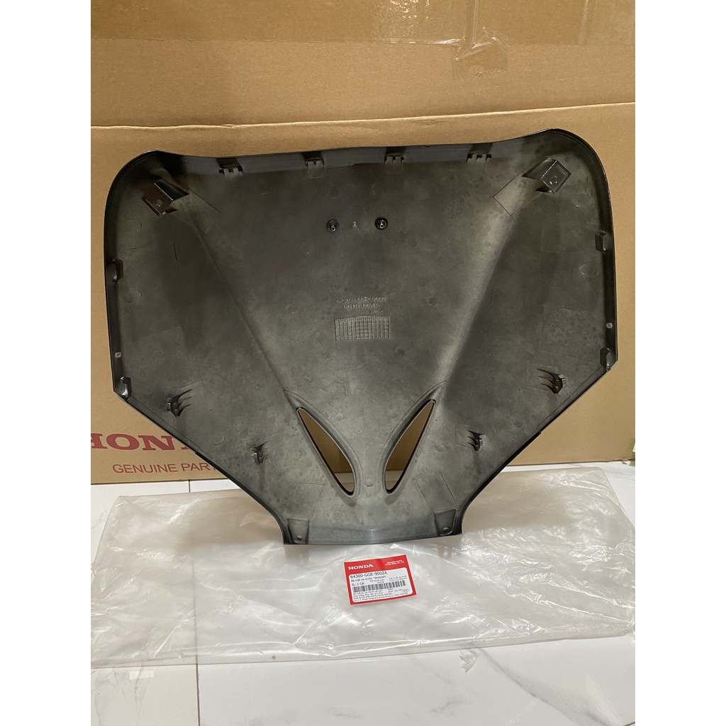 Ốp mặt nạ trước Lead 110 màu đen bóng