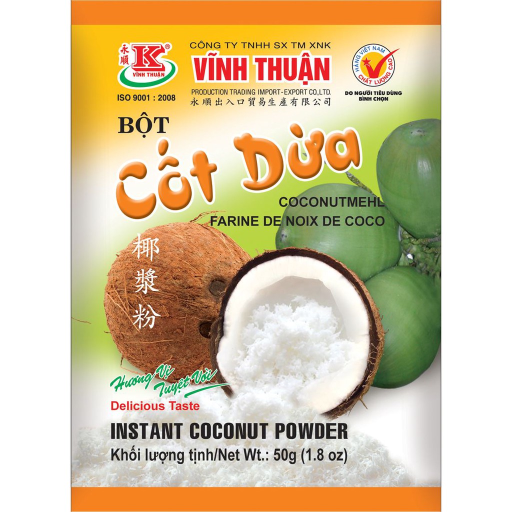 [Freeshipmax]Combo 5 gói bột bánh bao 400g