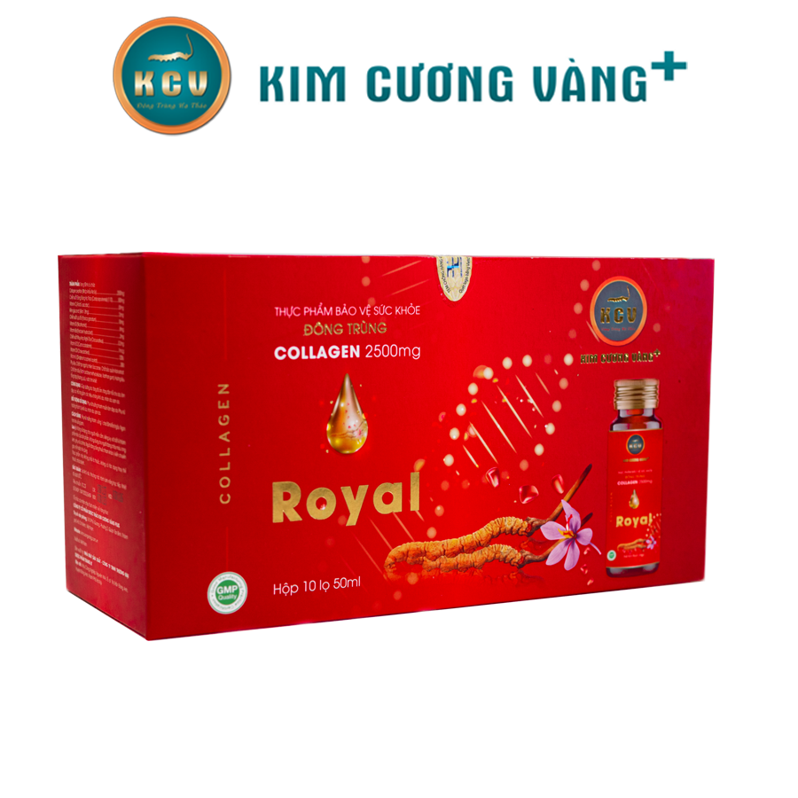 Collagen Kim Cương Vàng (10 Chai/Hộp)