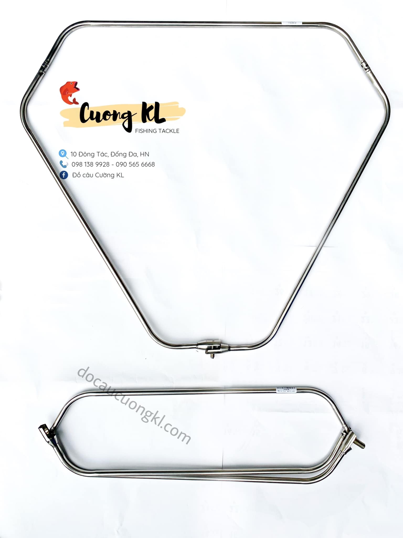 Vành vợt câu cá full inox các cỡ