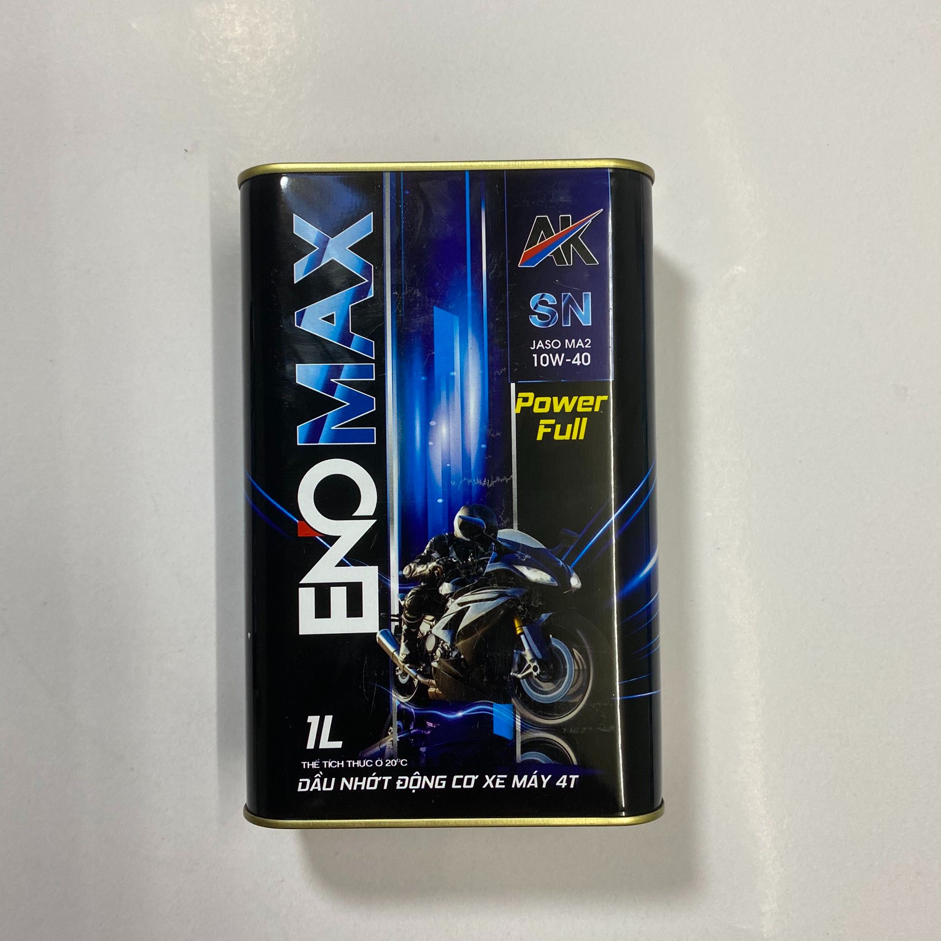 NHỚT LON XE SỐ AK POWER FULL (10w40 | JAS O : MA2 | API: SN)