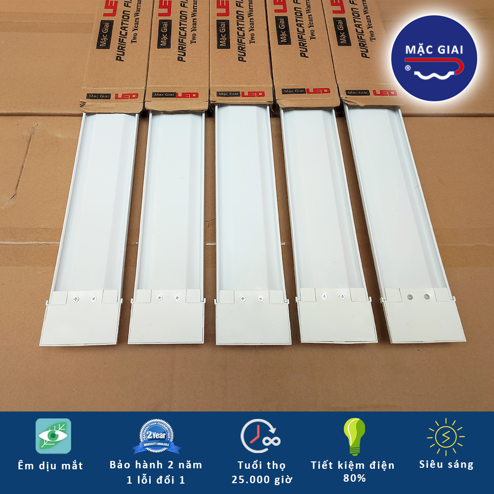 Đèn LED bán nguyệt MẶC GIAI (36w*1.2m*0.07m)