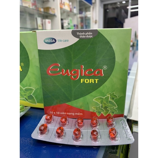 Thảo Eugica giảm ho - Vỉ 10 viên - ho dầu