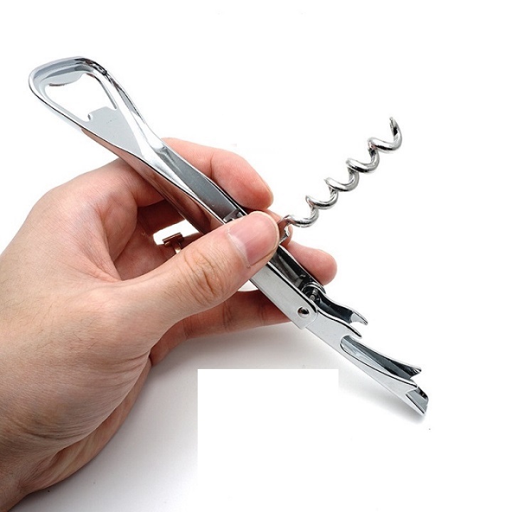 Dụng cụ mở chai vang , mở bia inox tiện lợi