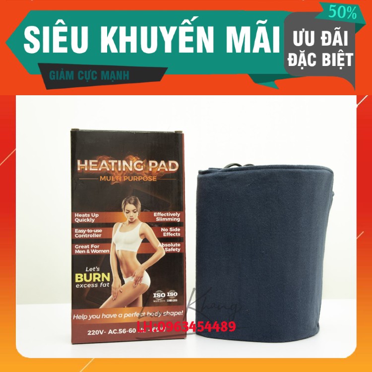 Đai Quấn Nóng Giảm Mỡ Heating Pad Nanocare (Đai Đôi)