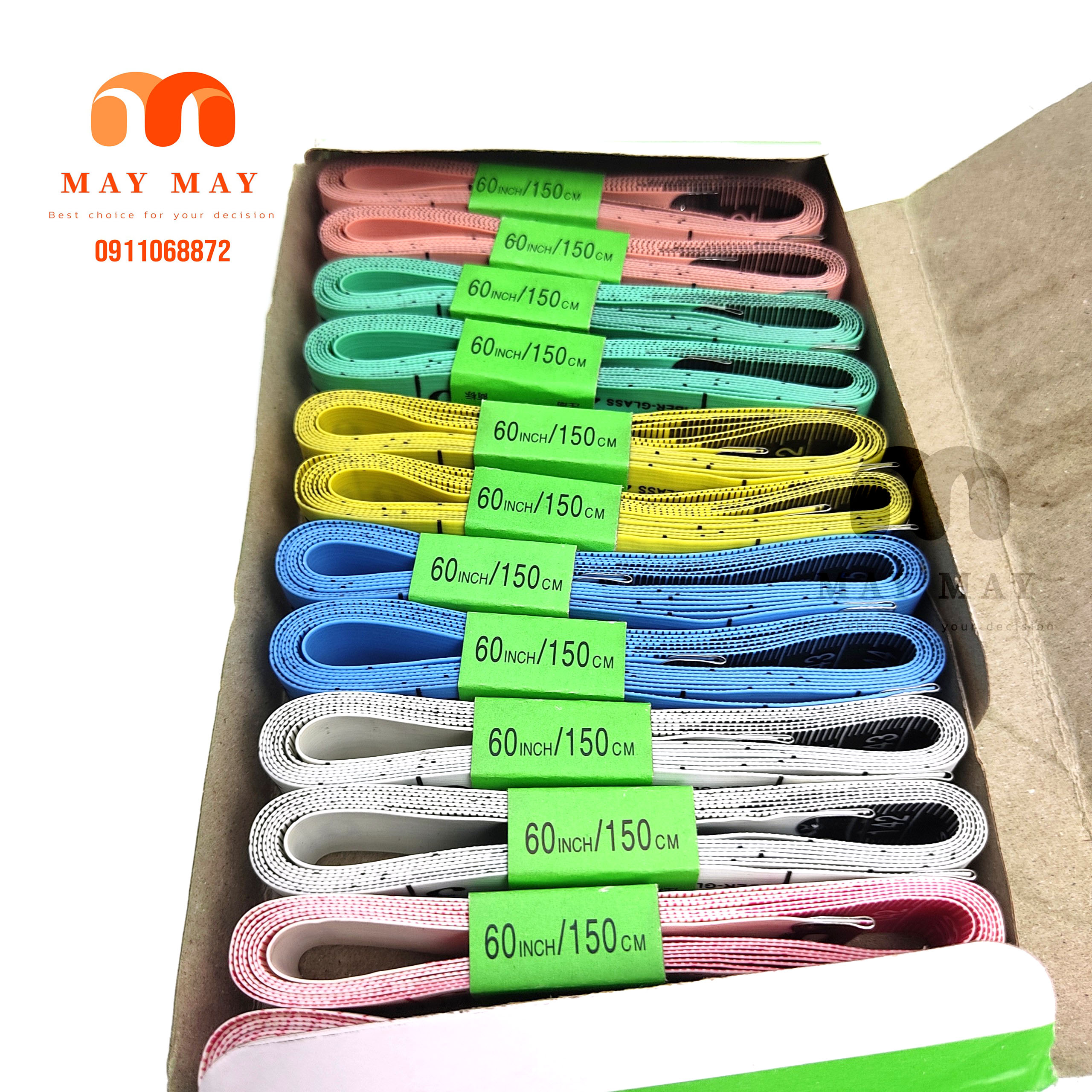 Thước dây 150cm bản 2cm - Thước dây dùng trong may vá