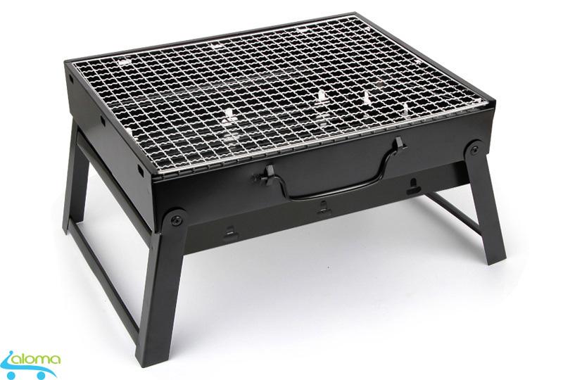 Bếp nướng than hoa BBQ gấp gọn GreenForest LG-2701 loại tốt nặng 1.7kg