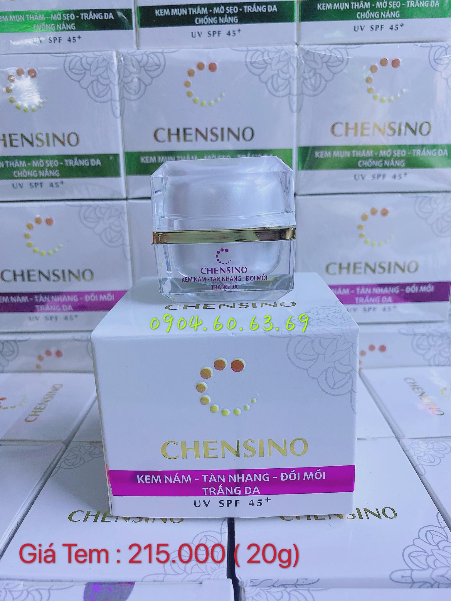 Kem nám tàn nhang đồi mồi trắng da 20g chensino