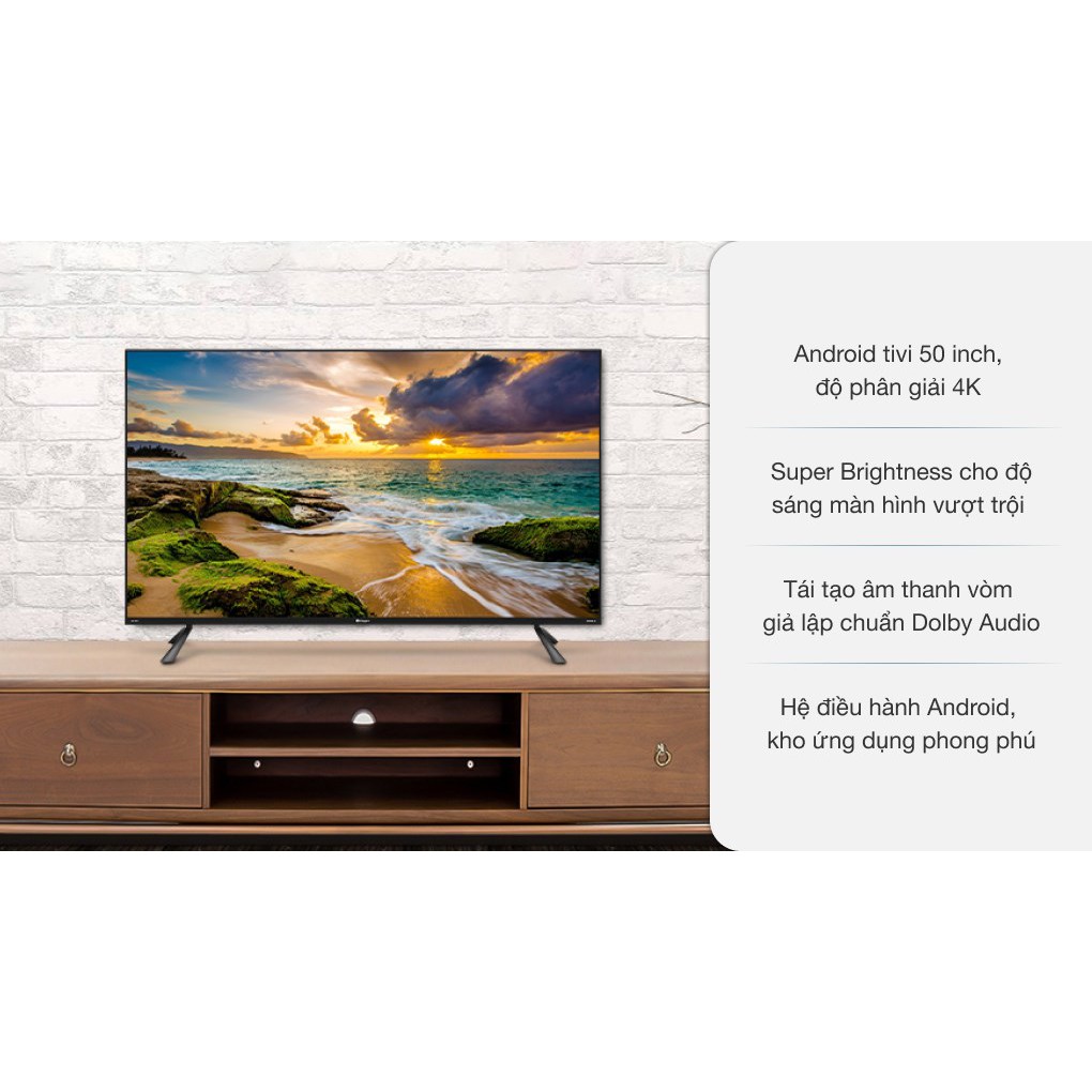 [HCM]Android Tivi Casper 4K 50 inch 50UG6100 (Miễn phí giao tại HCM-ngoài tỉnh liên hệ shop)