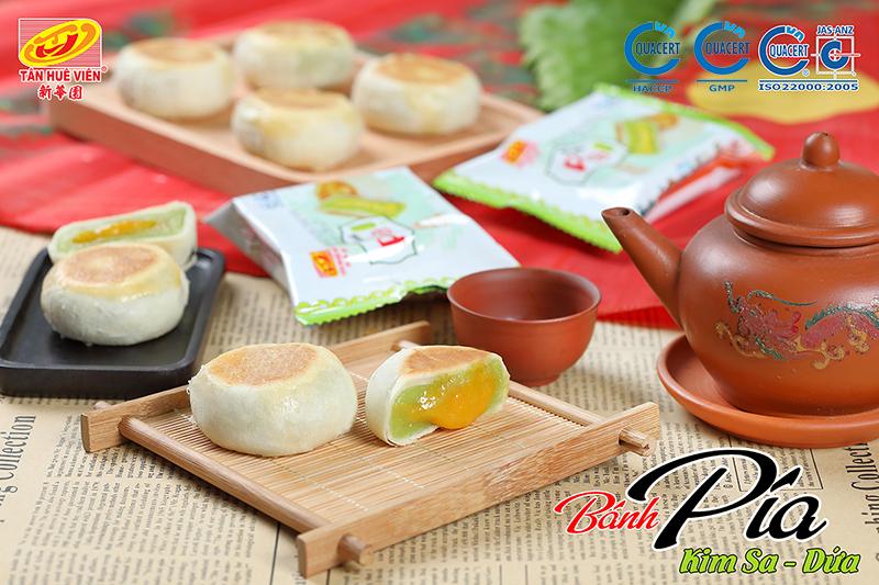 Bánh pía kim sa lá dứa 12 cái/gói