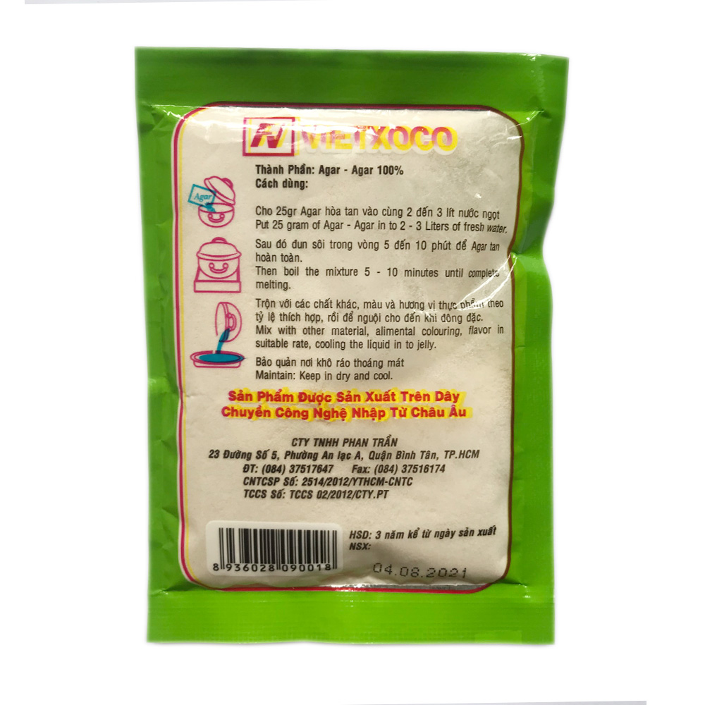Agar Viet so Jelly Powder 25g