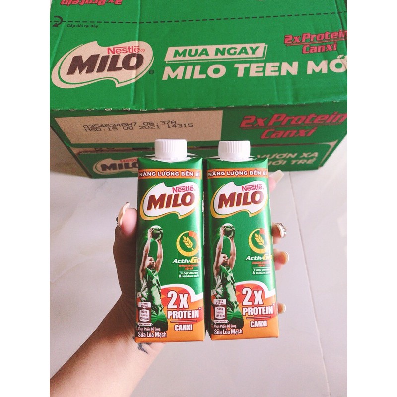 milo nắp vặn teen 24*210ml