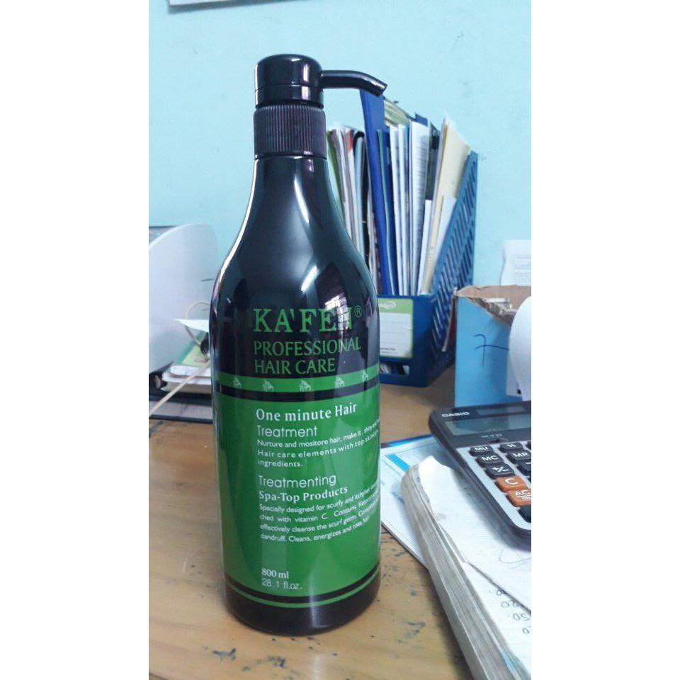 KEM HẤP HOÀN HÌNH KAFEN SIÊU PHỤC HỒI TÓC 800ML