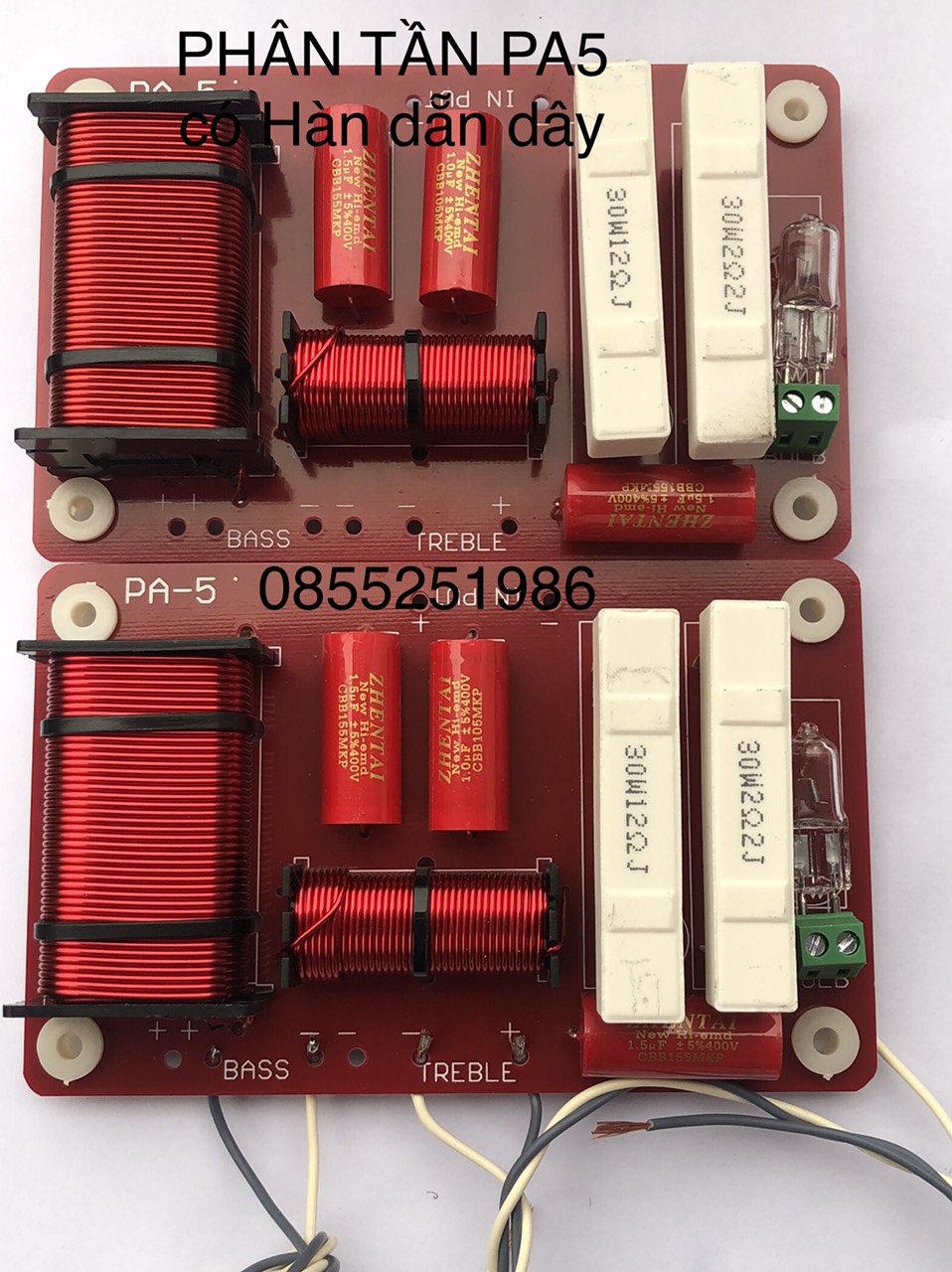 Freeship max mạch phân tần pa5 - dùng cho loa full - giá 1 đôi