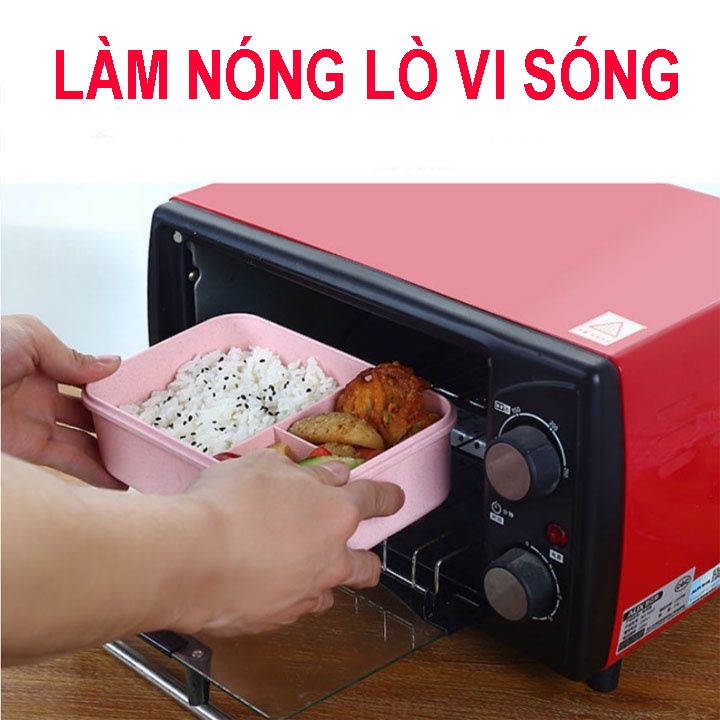 Hộp 3 ngăn đựng cơm tiện lợi