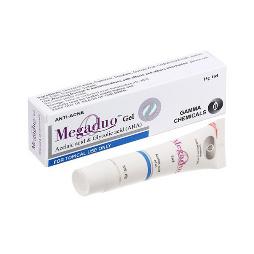 Gel giảm mụn và mờ thâm megaduo & megaduo plus gel 15g