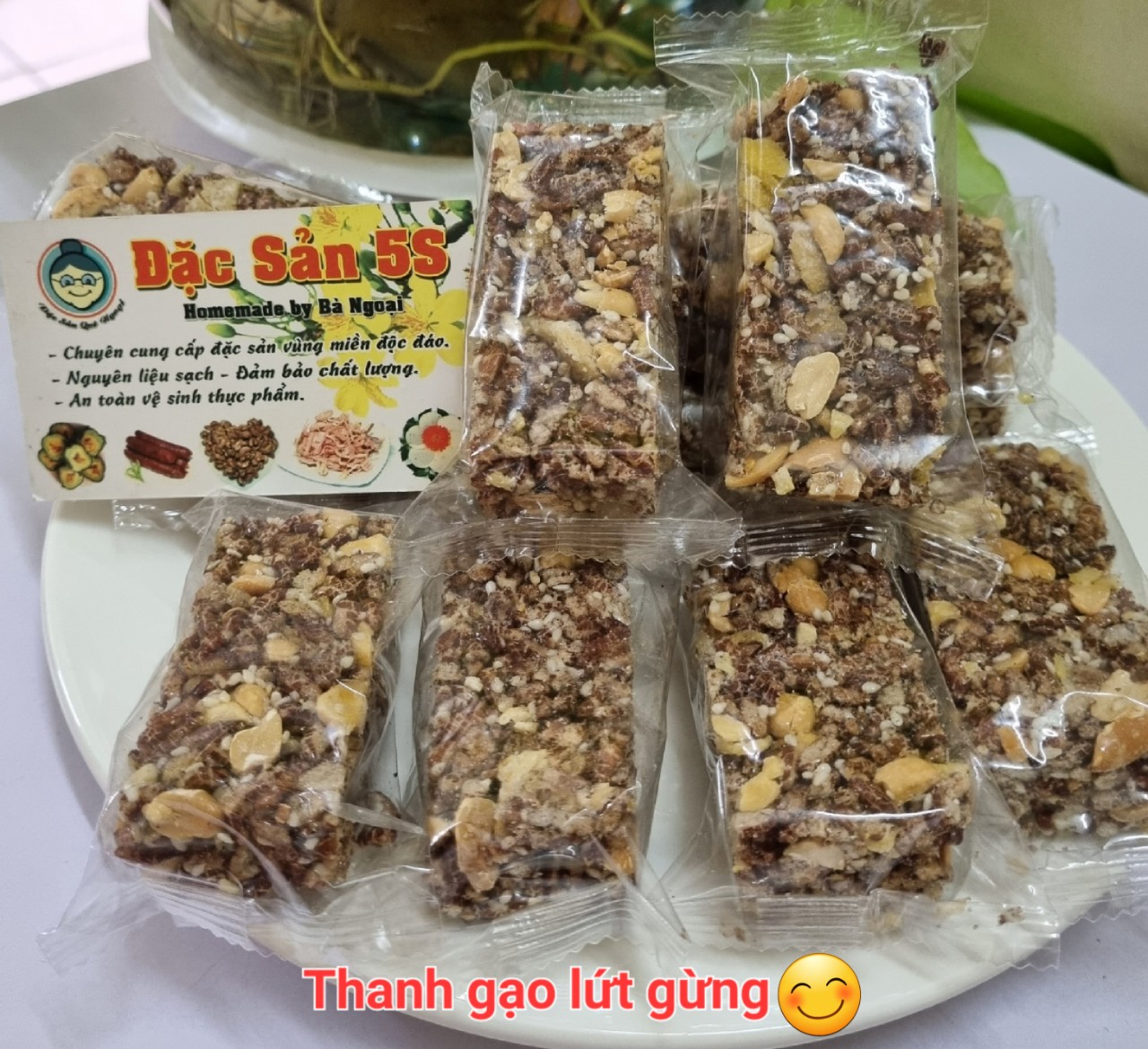 Thanh gạo lứt gừng Đặc sản 5S