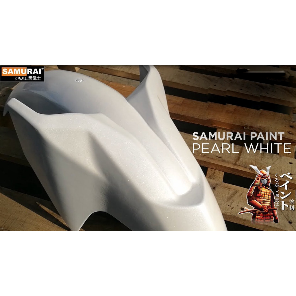 Combo sơn xịt Samurai màu trắng ngọc trai K420