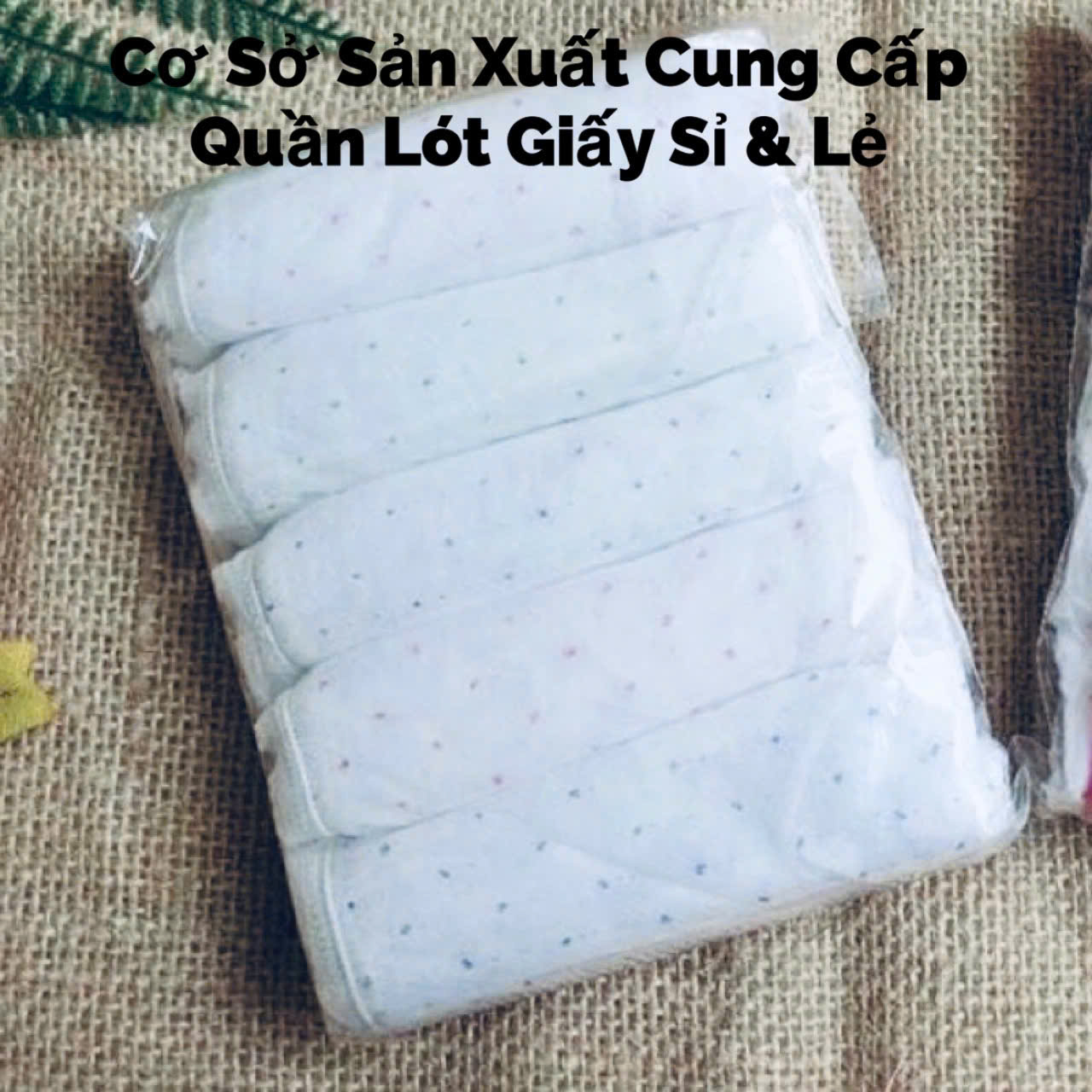 Combo 10 Gói Quần Lót Giấy Happy Days Hồng 1 Gói 5 Chiếc (MSP: Đáy Liền - 1lớp đáy, Đáy Cotton - 2lớp đáy, Lưng Ren - 2lớp đáy)