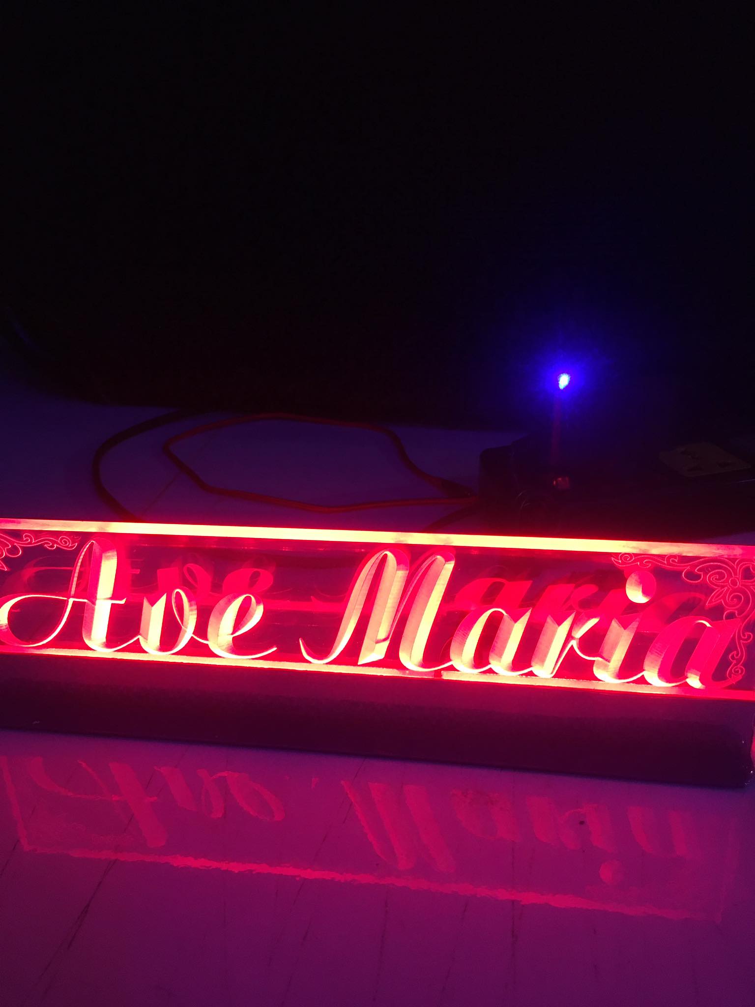 bảng điện - Đèn led đổi màu - AVE MARIA