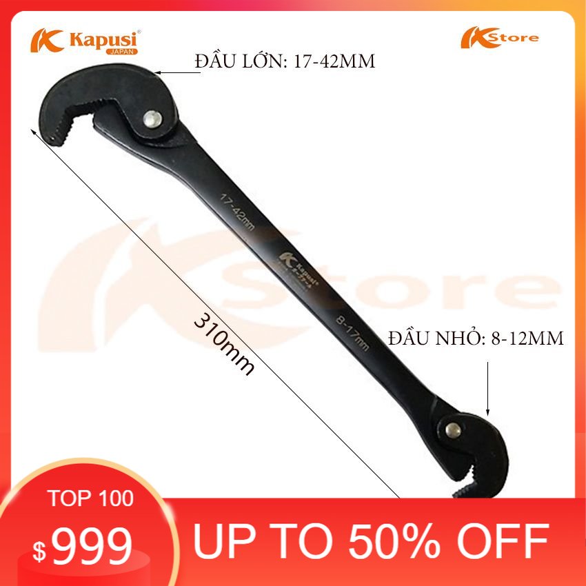 Cờ lê đa năng kapusi japan - mỏ lết cao cấp tiêu chuẩn nhật bản