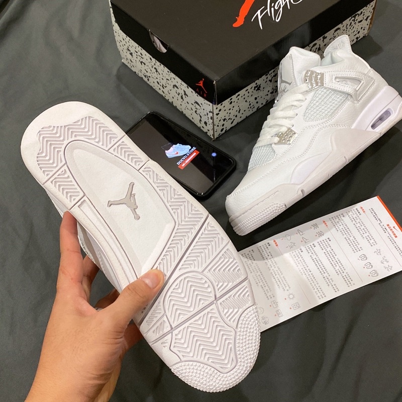 GIÀY JD4 RETRO PURE MONEY SC [ FULL BOX + FREE SHIP ]