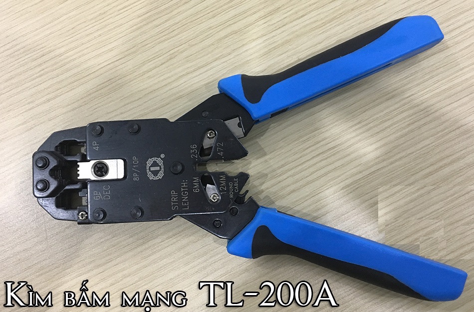 Kìm Bấm Mạng Dùng Để Thi Công Mạng Talon TL-200A