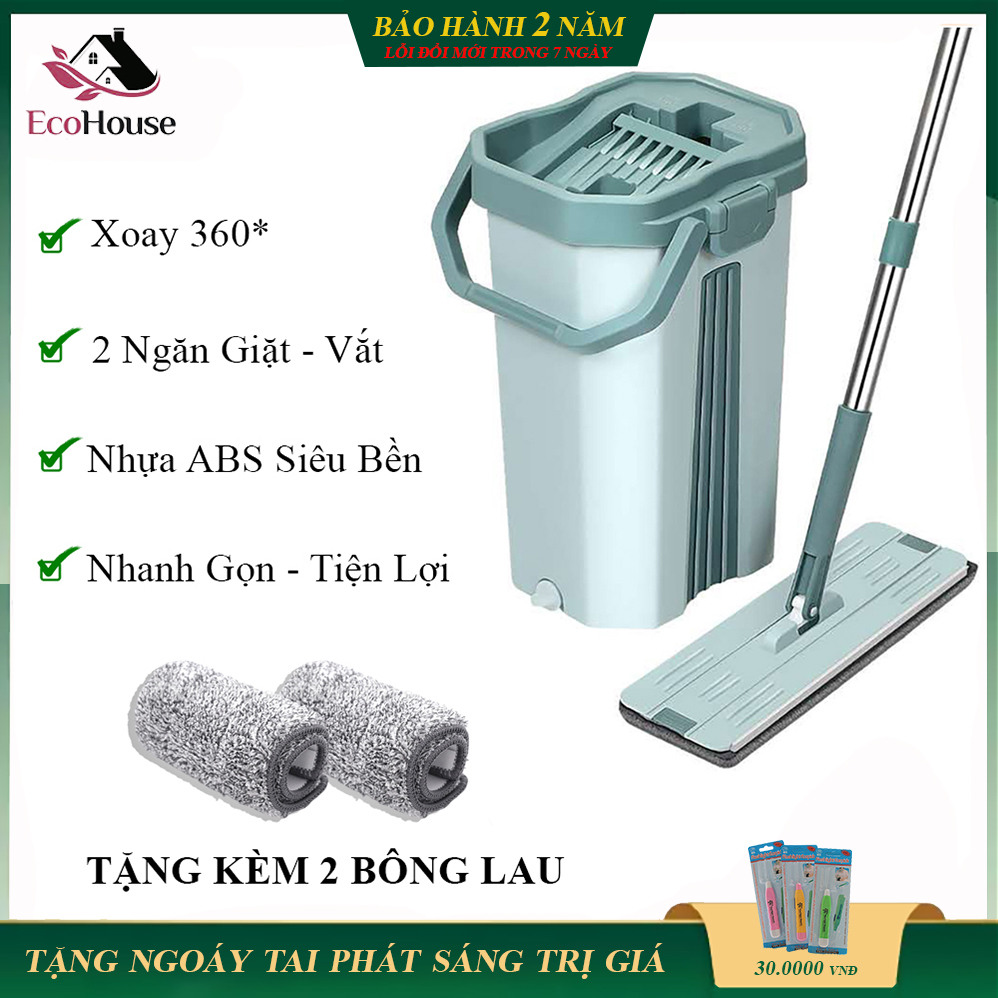 BÁO GIÁ Chổi Nhựa Chà Sàn | Shopee Lazada Sendo Tiki mới nhất 38 Cây chổi lau nhà tự vắt thông minh mâm nhựa xoay 360 độ quét lau chà sàn vệ sinh nhà cửa tặng 1 bông lau siêu thấm hút, bảo hành 2 năm, lỗi đổi mới trong 7 ngày đầu nhận hàng