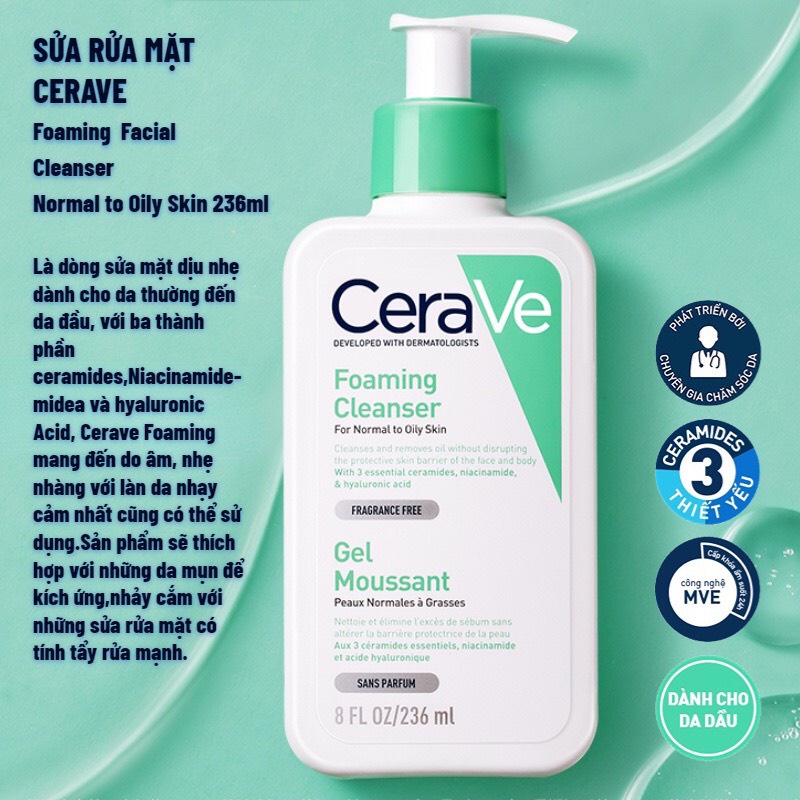 Sữa rửa mặt Cerave