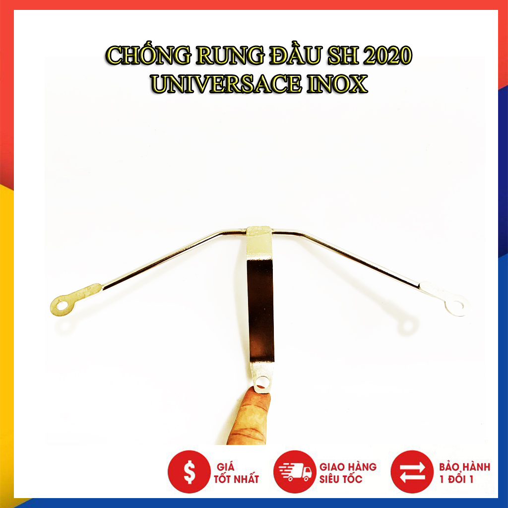 CHỐNG RUNG ĐẦU SH 2020 (INOX  TRẮNG)
