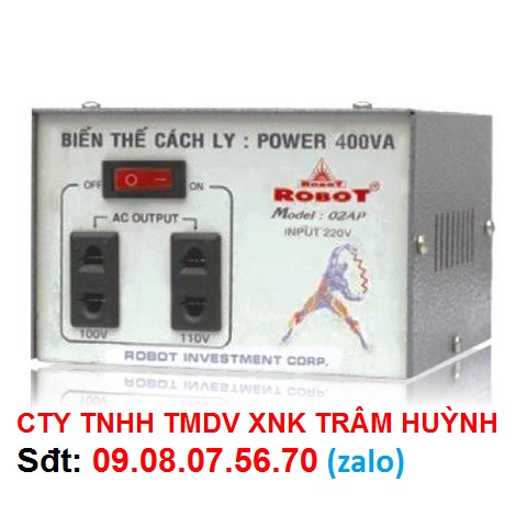 Biến thế cách ly robot 600va