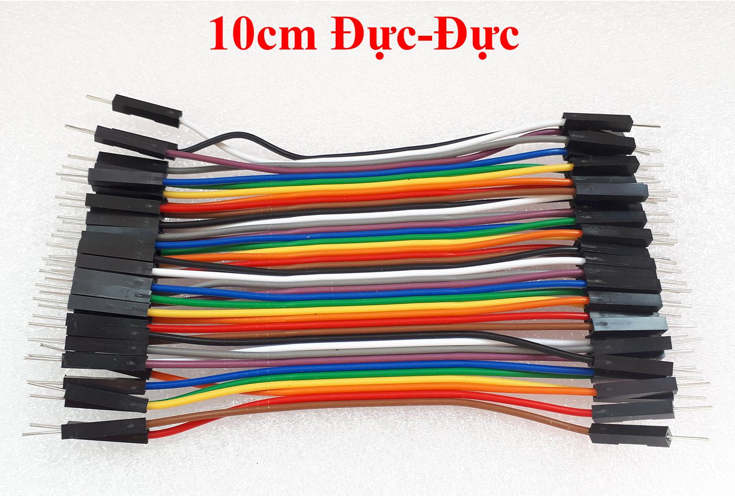 Dây bus 2.54 ( đực -cái) 10cm - bẹ 40 sợi