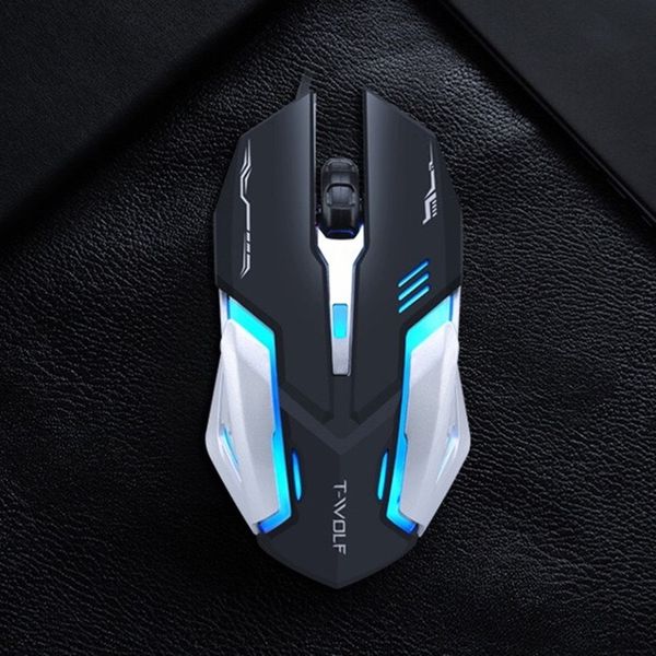 Chuột máy tính T-WOLF V5 LED USB Gaming