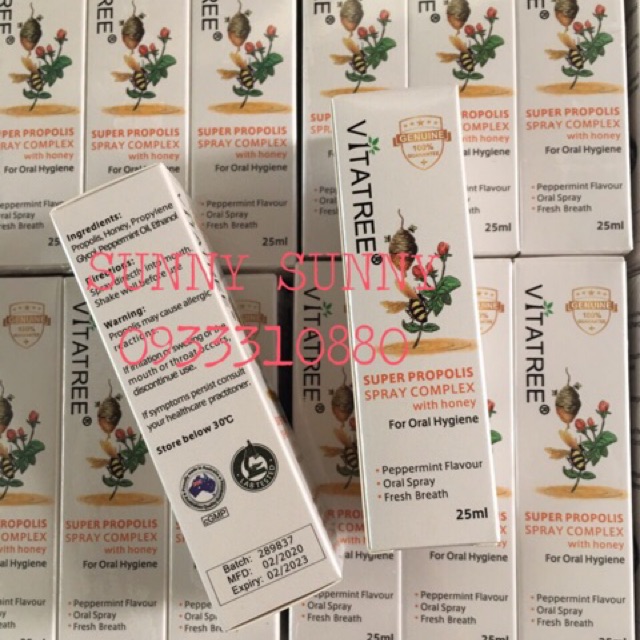 Xịt Keo ong vitatree 25ml